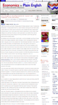Mobile Screenshot of economicsinplainenglish.com
